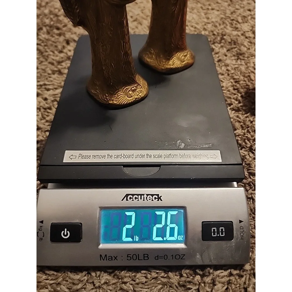 Vintage Brass/Copper Angel‎ Candleholder. Heavy. Detailed.